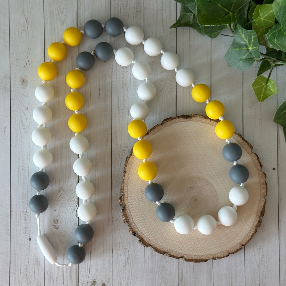 Handmade Yellow Nursing Necklace